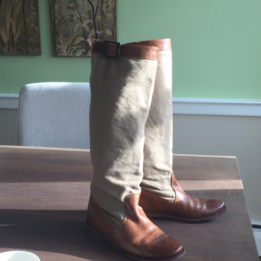 Rare Frye field boots